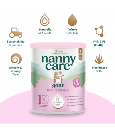 BIO ΒΡΕΦΙΚΟ ΚΑΤΣΙΚΙΣΙΟ ΓΑΛΑ 1ο ΣΤΑΔΙΟ NANNY CARE 800gr